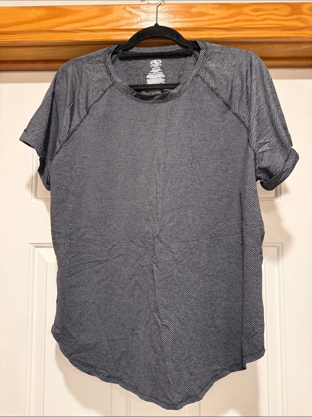 Athletic Works Short Sleeve Performance Tee in Dark Gray